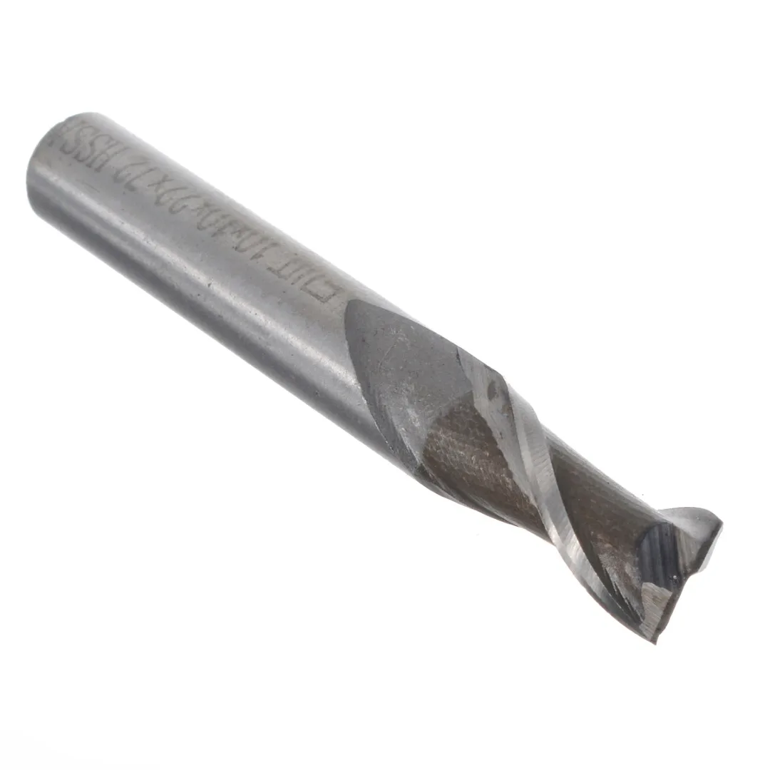 One Pieces 2 Flute Straight Shank End Mill Cutter CNC Drill Bits for Woodworking Milling Cutter Tool 4/6/8/10/12mm Machine Tool
