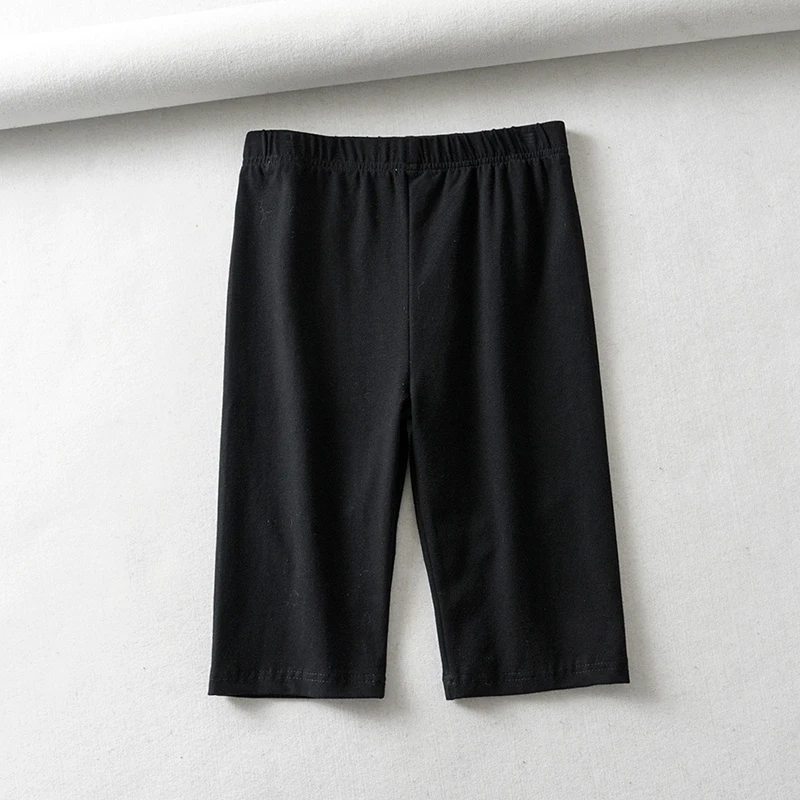 solid biket shorts women casual cropped leggins  (4)