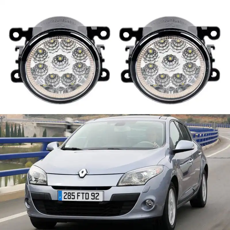 Renault Megane MK3 2012-/> Front Fog Light Lamp Pair Left /& Right
