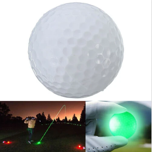 Hot Sale LED Electronic Golf Balls Small Light Up Flashing Glowing Day And Night Golfing Practicing Wholesale