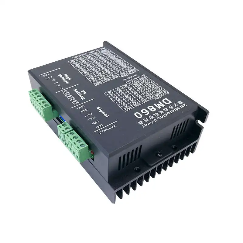 Драйвер шагового двигателя Cintroller Dm860 микрошаговый Бесколлекторный двигатель постоянного тока корпус двигателя для 57 86 шаговый двигатель Nema23 Nema34