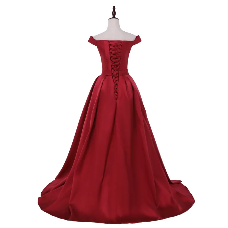 FADISTEE New arrival party evening dresses Long dress Vestido de Festa A-line bow satin gown V-opening back style dress FADISTEE New arrival party evening dresses Long dress Vestido de Festa A-line bow satin gown V-opening back style dress