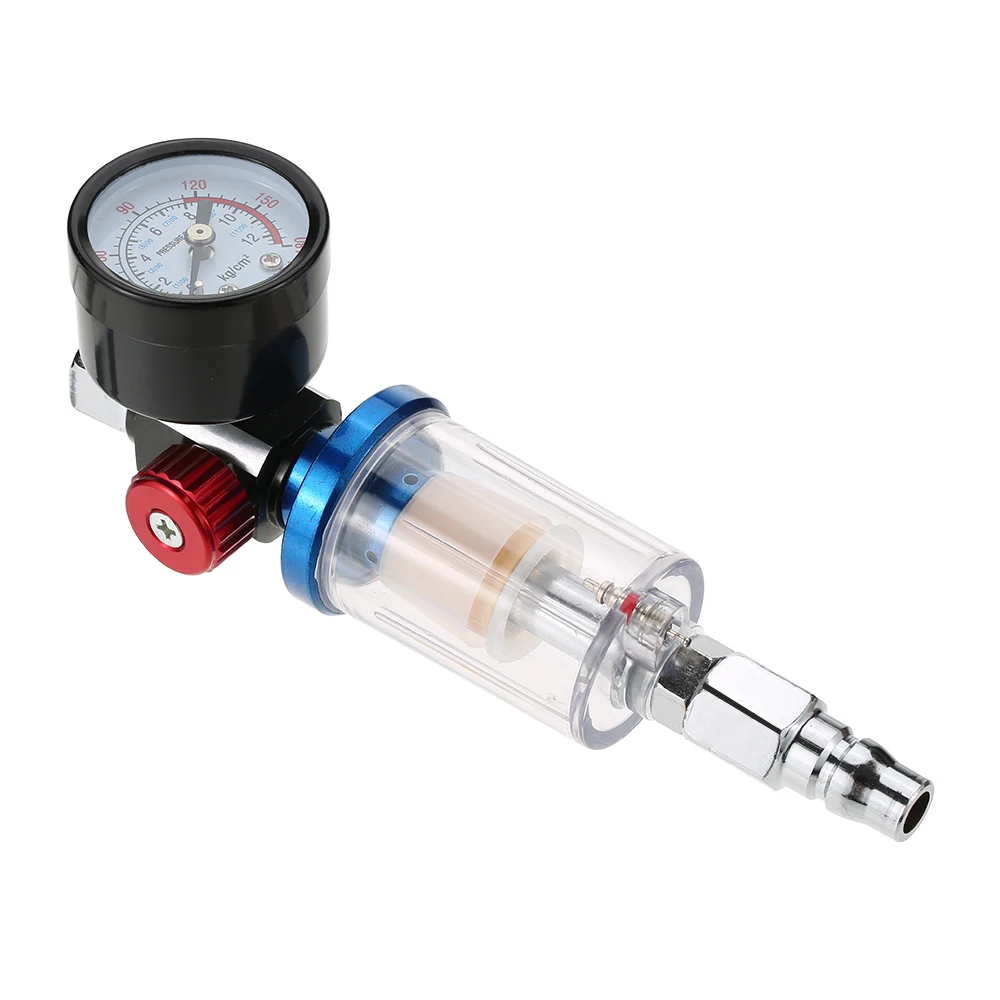 

AFR2000 Air Pressure Regulator Water Separator Trap Filter Airbrush Compressor with 8mm FittingsH52