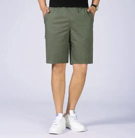 High Quality Cotton Shorts Men Fashion Brand Boardshorts Breathable Male Casual Shorts Plus Size 5XL