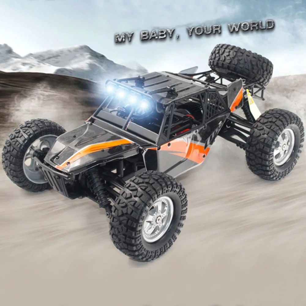 Big Size Car Model 1/12 Racing Car 2.4G 4WD 30km/h Racing Brushed RC Car Off-Road Desert Truck with LED Light Big Size Car Model 1/12 Racing Car 2.4G 4WD 30km/h Racing Brushed RC Car Off-Road Desert Truck with LED Light