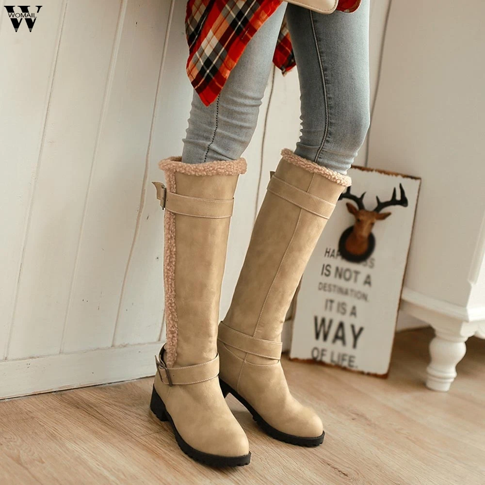 

2018 Boots Women Winter Boots Sexy Over The Knee High Women Snow Boots Women's Fashion Winter Thigh High Boots Shoes Woman Nov28