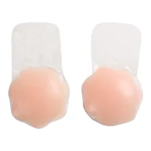 Самоклеющийся силикон быстрый подъем на Ленточные лепестки многоразовые цветок бра для скрытия сосков Pad Невидимый груди для вечерние платье