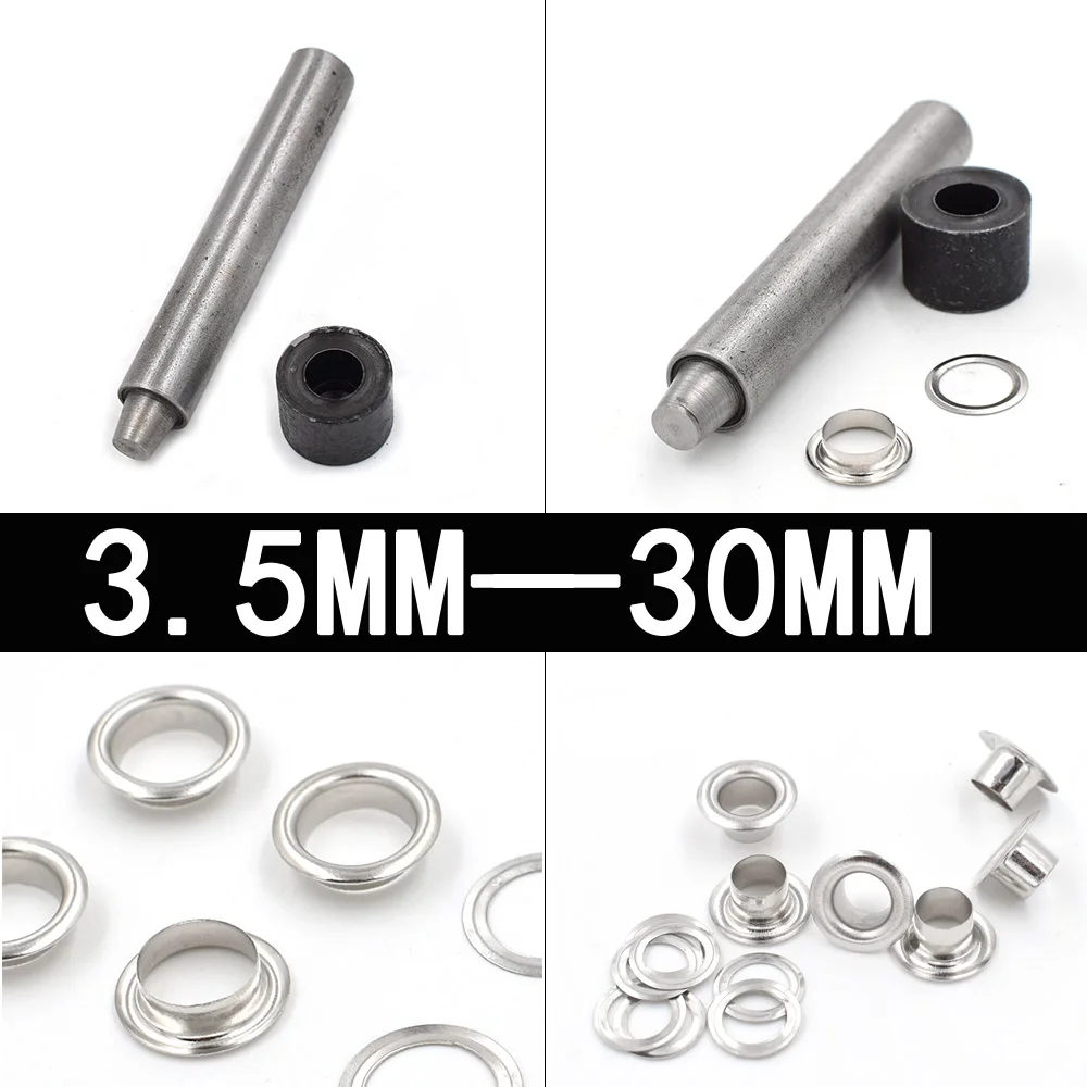 Eyelets Tools 3.5mm-25mm Rivet Buckle Sewing Repair