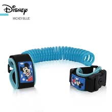 Disney запястье поводок для безопасное обучение ходьбе анти потерял регулируемый поводок веревки напоминание манжета для малышей Прогулка помощник ремень