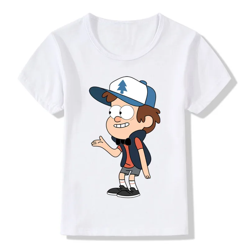 

Baby Boys Girls Gravity Falls Mabel Dipper T shirt Children Funny Cartoon T-shirt Kids Summer Casual Clothes,HKP438