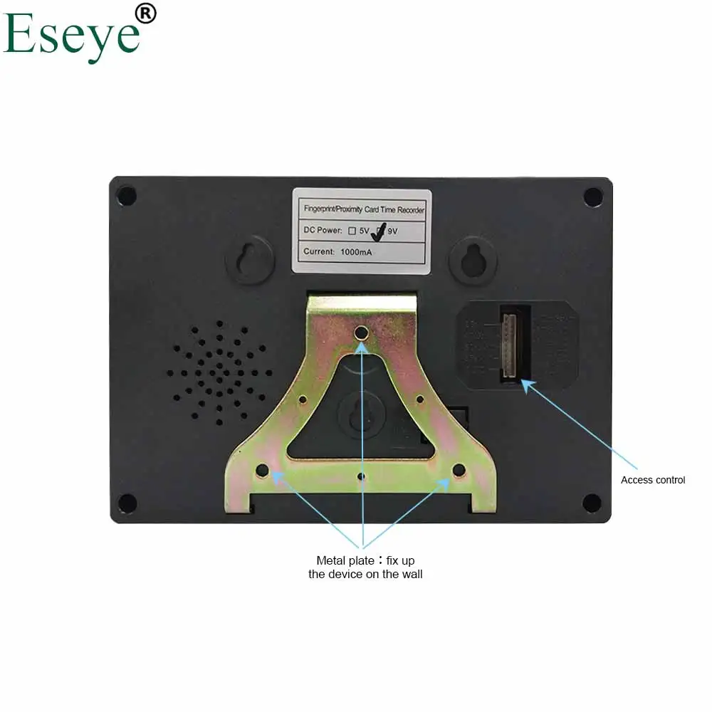 Eseye 1000Users Biometric Fingerprint Time Attendance System Fingerprint Time Clock Office Attendance Recorder Employee Machine Eseye 1000Users Biometric Fingerprint Time Attendance System Fingerprint Time Clock Office Attendance Recorder Employee Machine