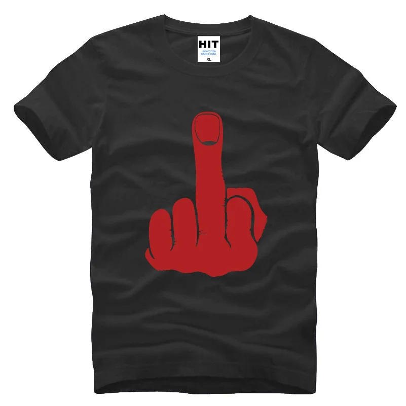 magazyn Parodia bawełniana palec wyprostowany Pulau Camisetas drukowane koszula Tee szyi moda koszulka z 2015 rękawem United Hombre Umyj krótkim środkowy T Java States mężczyzna Dollar ODDKING Tshirt O USD 5 magazyn Parodia bawełniana palec 5