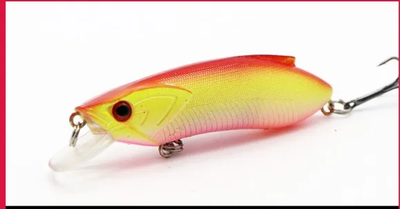 Minnow 70mm 14g fishing lures small swing fish noise hard bait trolling lure crankbaits pesca vibrating light japan tackle