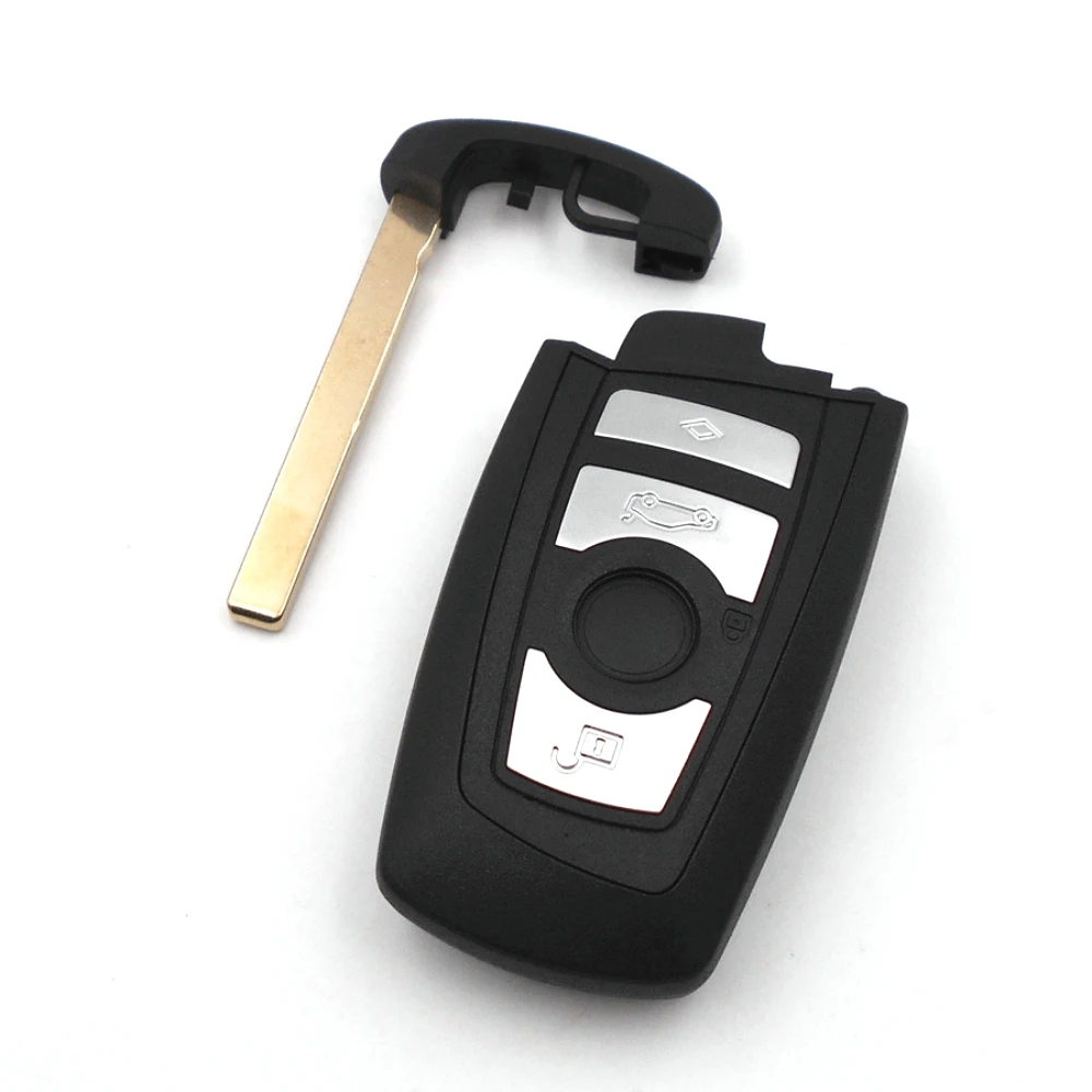 Best For BMW 5 M5 E60 E61 F10 F11 F07 Instead of Original Factory Auto Car Key High Quality KEBM 4 Buttons Black Change Car Key Shell
