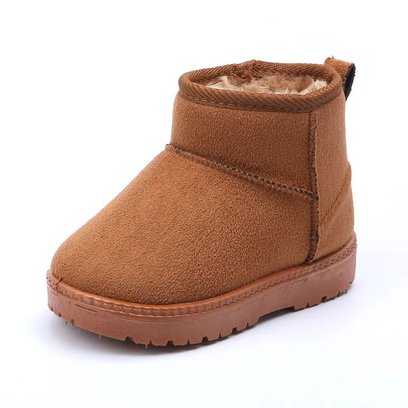 Thickened Winter Plus Velvet Warm Cotton Boots Children Snow Boots Kid