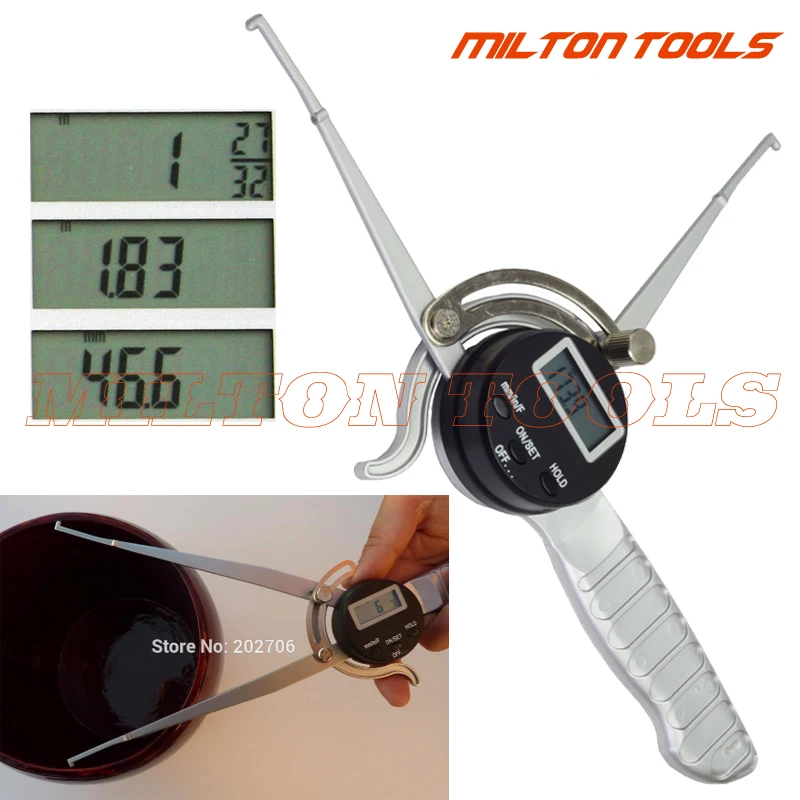 

12.7-165mm inside caliper spring loaded electronic digital LCD External inside Caliper ID Digital Electronic Gauge Caliper
