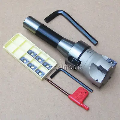 

R8 FMB22 Arbor + 400R 50MM Face Mill + 10pcs APMT1604 Inserts + Wrench Set