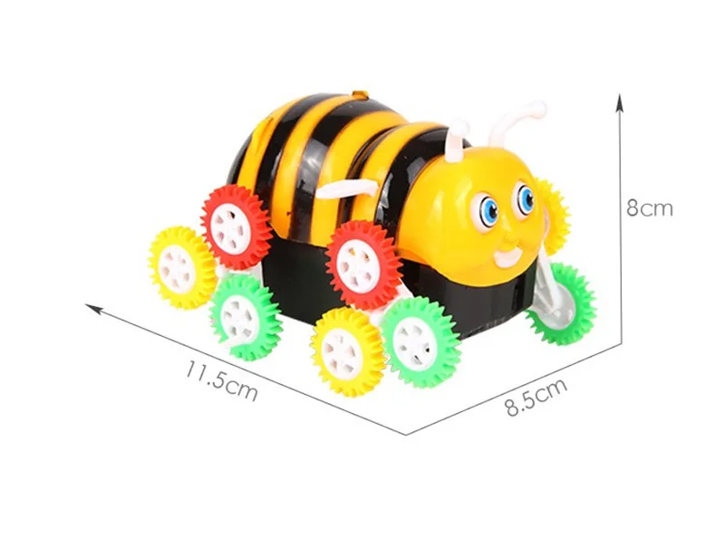 Креативный Электрический качающийся сосуд пчелиный автомобиль modle красочные детские игрушки мини маленький автомобиль Автоматическая