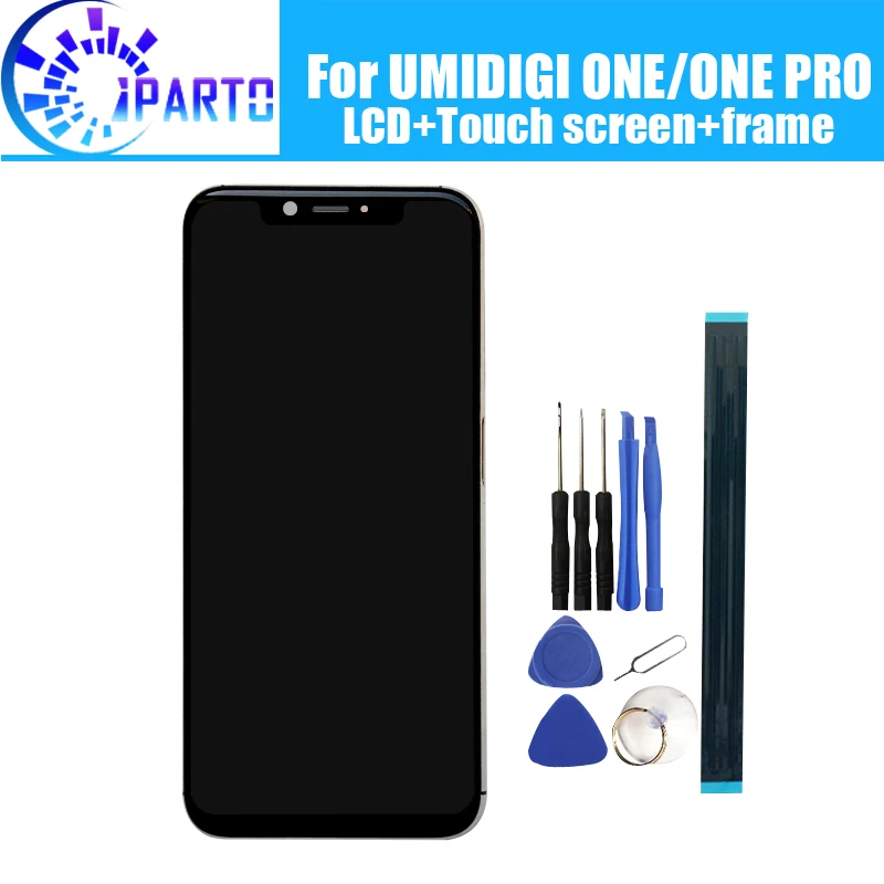 ЖК дисплей UMIDIGI ONE + дигитайзер сенсорного экрана рамка в сборе 100% Оригинальный