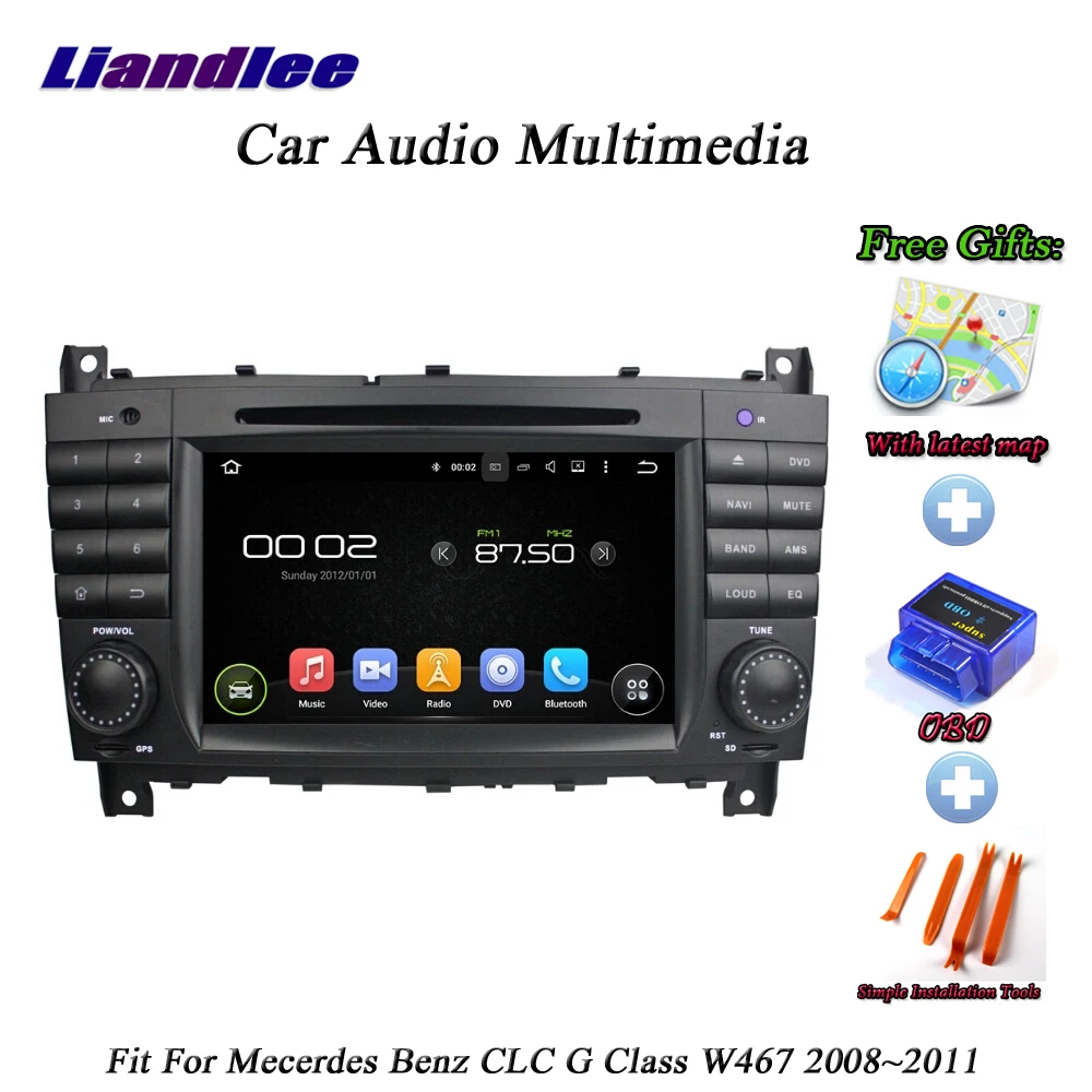 Top Liandlee Car Android System For Mecerdes Benz CLC G Class W467 Radio Camera CD DVD GPS Nav Navigation HD BT TV Screen Multimedia 3