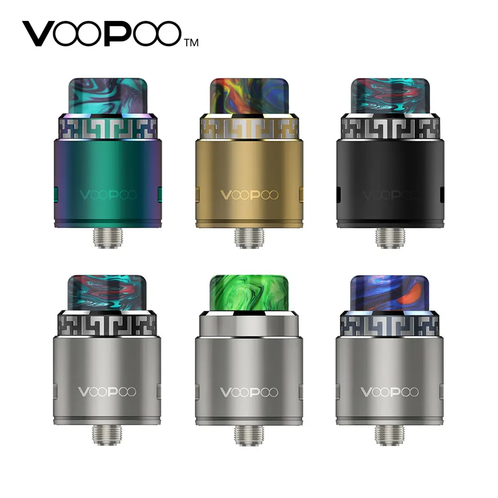 

Original 26 Mm Diameter VOOPOO Rune RDA Atomizer Tank Sideling Airflow & Large Capacity Postless E-cig Atomizer Tank