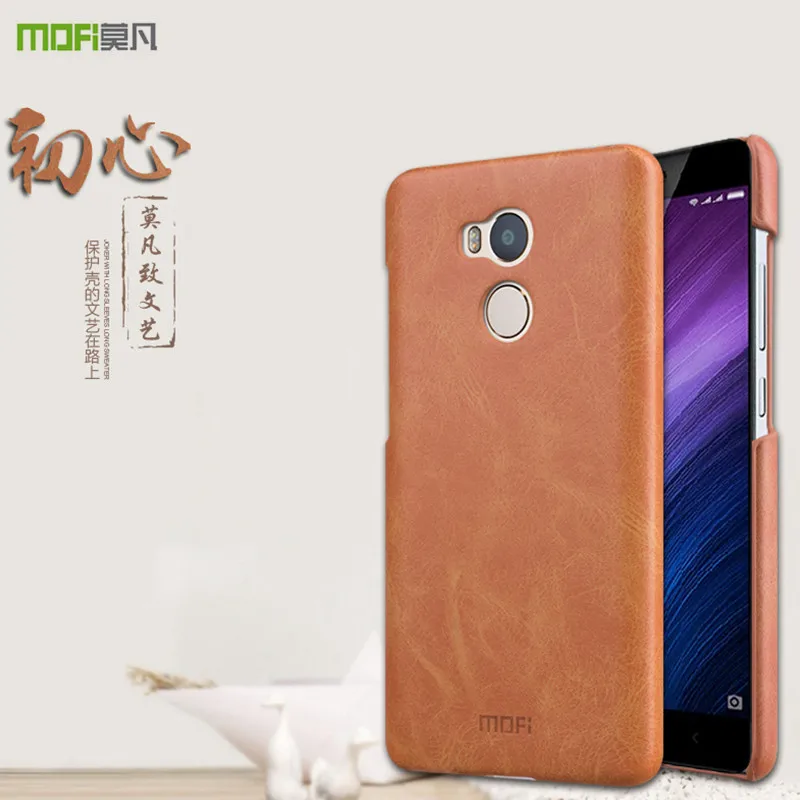 

Mofi Cover for Xiaomi Redmi 4 Prime Case Luxury PU Leather Back Cover for Xiaomi Redmi 4A Case Shockproof Protective Shield