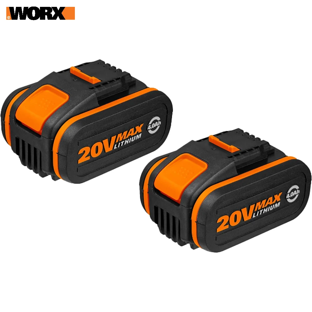 Комплект из 2х Аккумуляторов 2*20В 4.0 А/ч. WORX WA3553.2
