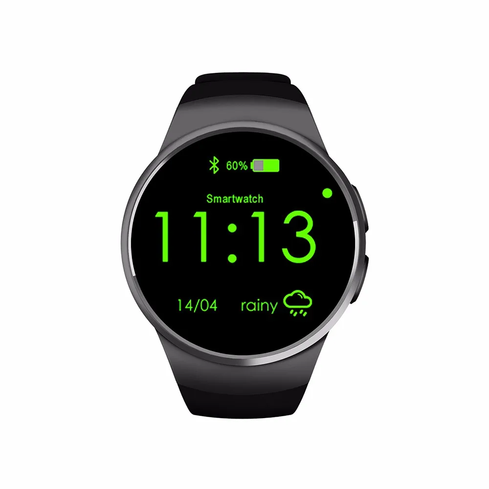 NAIKU KW18 Bluetooth Смарт часы телефон полный экран Поддержка SIM TF карты Smartwatch сердечного ритма для apple IOS huawei Android