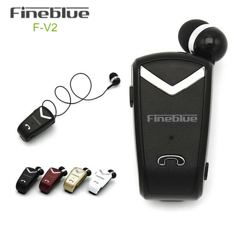 Fineblue F-V2 Bluetooth Stereo Headset BT4.0 Voice Prompt Wireless Music Earphone Earpiece Cable with Clip for Oppo/LG | Электроника