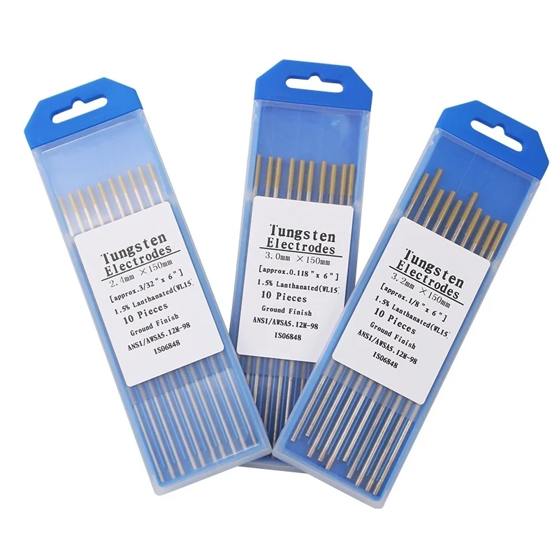 

Tungsten Electrodes WL15 Welding Electrodes 1.0 1.6 2.0 2.4 3.0 3.2 4.0mm150mm Tig Rods