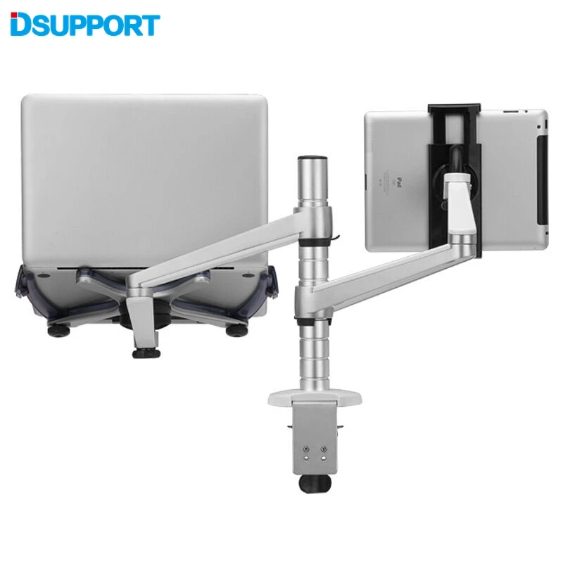 Dsupport OA-9X ленивый планшет подставка для ноутбука регулируемая высота вращающийся держатель для ноутбука в пределах 10-16 дюймов и планшетный ПК 7-13 дюймов