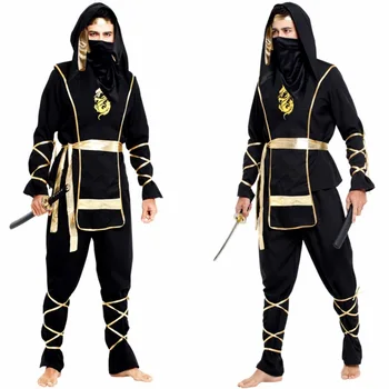 

Halloween Christmas Carnival Naruto Costumes for Adult Man Masquerade Party Fancy Dresses Dragon Ninja Cosplay Clothes