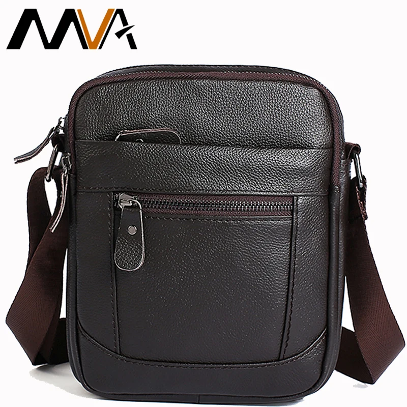 MVA Messenger Bag Men Genuine Leather Mens Bags Male Cowhide Flap Casual Crossbody Shoulder Bags Man Small Leather Bag Men 223 MVA Messenger Bag Men Genuine Leather Mens Bags Male Cowhide Flap Casual Crossbody Shoulder Bags Man Small Leather Bag Men 223