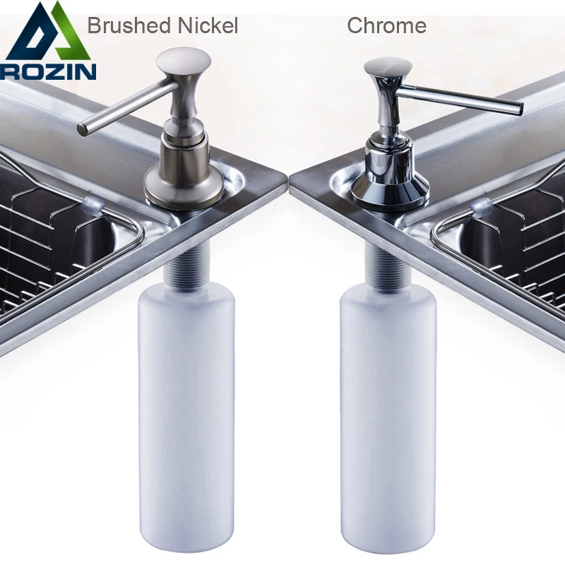 Us 10 4 35 Off Whole And Retail Kitchen Sink Soap Dispenser Plastic Bottle Stainless Steel Hand Liquid Pump In Us 10 4 35 Off Whole And Retail Kitchen Sink Soap Dispenser Plastic Bottle Stainless Steel Hand Liquid Pump In