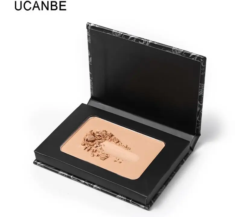 Baked Makeup Palette Cream Blush Blusher With Mirror Brush Natural Bare