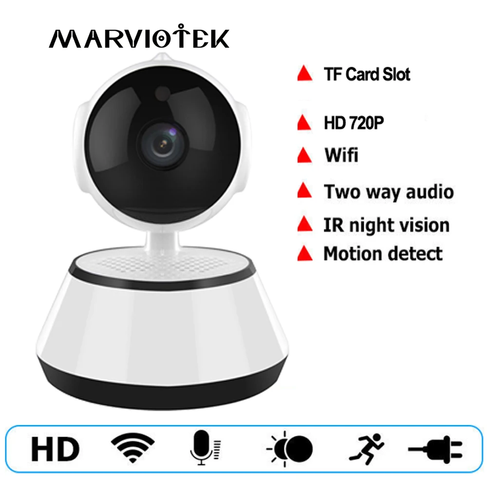 

720P IP Camera Wireless Home Security Mini Camera HD Video Surveillance Night Vision CCTV Camera Baby Monitor Wifi Two way audio