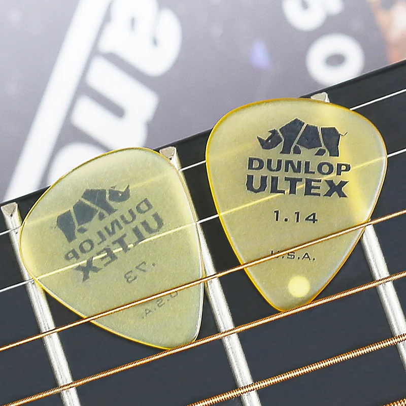 1 шт. Dunlop Ultex Стандартный медиатор для гитары медиатор 0,6 мм/0,73 мм/1,0 мм/1,14 мм медиатор для бас-гитары медиатор для акустической электрогитары