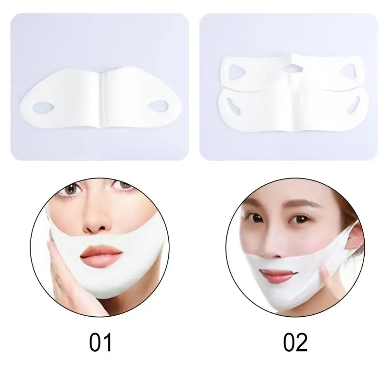 1 шт. V маска для лица гелевая подтягивающая маска для лица для похудения для лица Корректирующее средство против старения против морщин