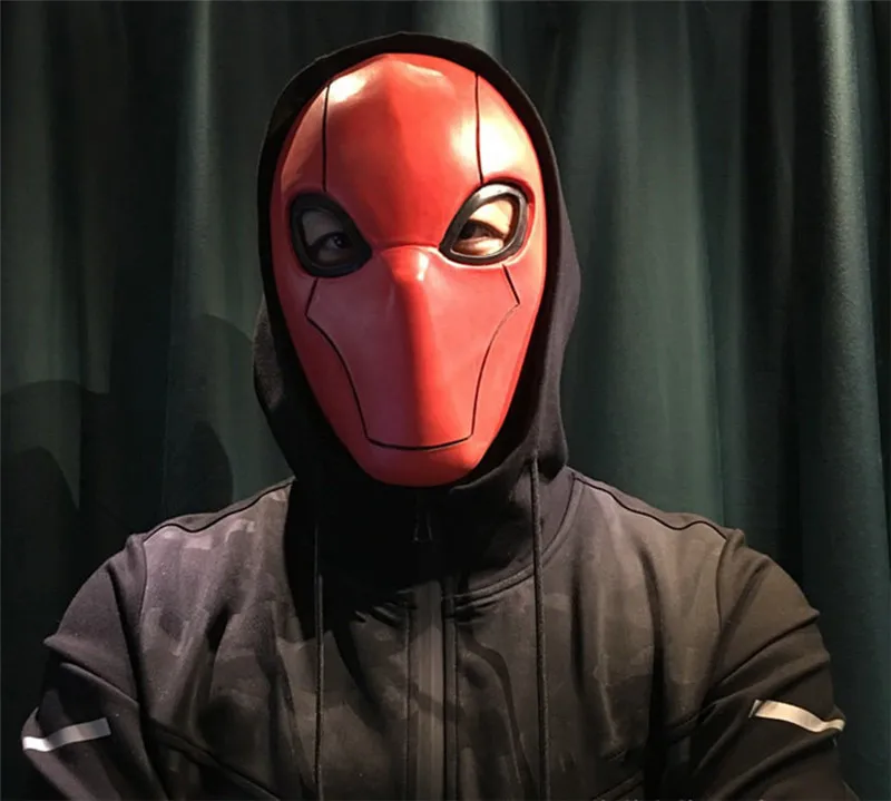 

Injustice League 2 Cosplay Mask Superman Chemical Soldier Black Panther Batman Avengers Red Hood Full Head Latex Mask Halloween