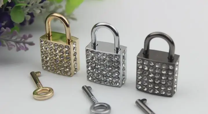 

10 pcs/ lot Hardware accessories keyed padlock Cabinet locker luggage Beautiful decorative lock
