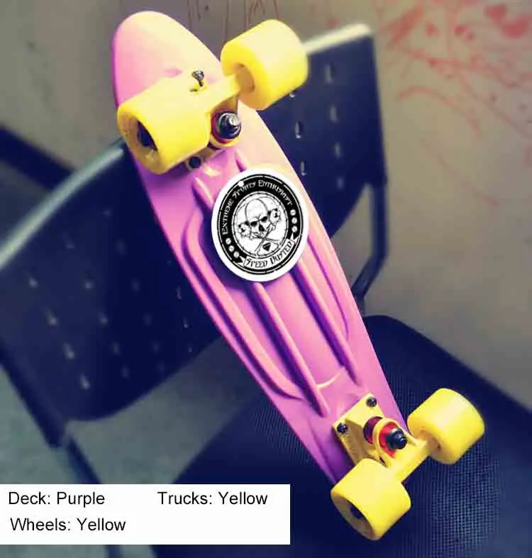Ordinary wheels 8 Доска для продажи полный скейтборд griptape ретро мини скейт длинная доска Крейсер Лонгборд 72 мм большие колеса - Цвет: Ordinary wheels 8