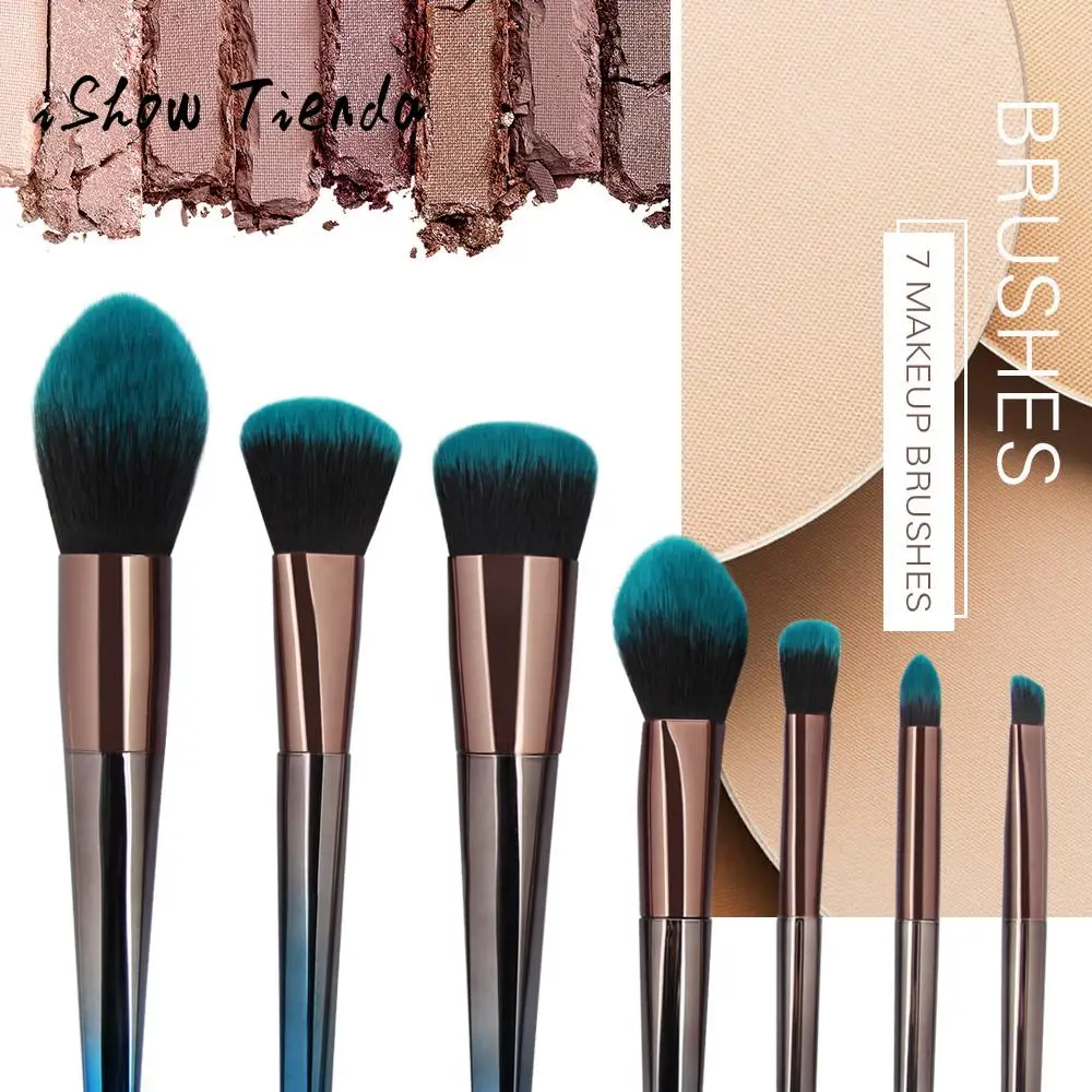 

makeup brushes 7PCS professional brushes set high quality Cosmetic Makeup Brush Blusher Eye Shadow Brushes Set Kit New 2018