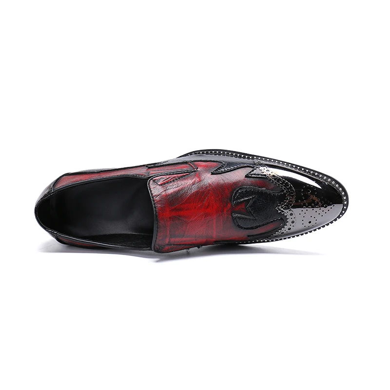 Роскошные вечерние туфли Zapatos De Hombre Мужские модельные золотистого цвета с