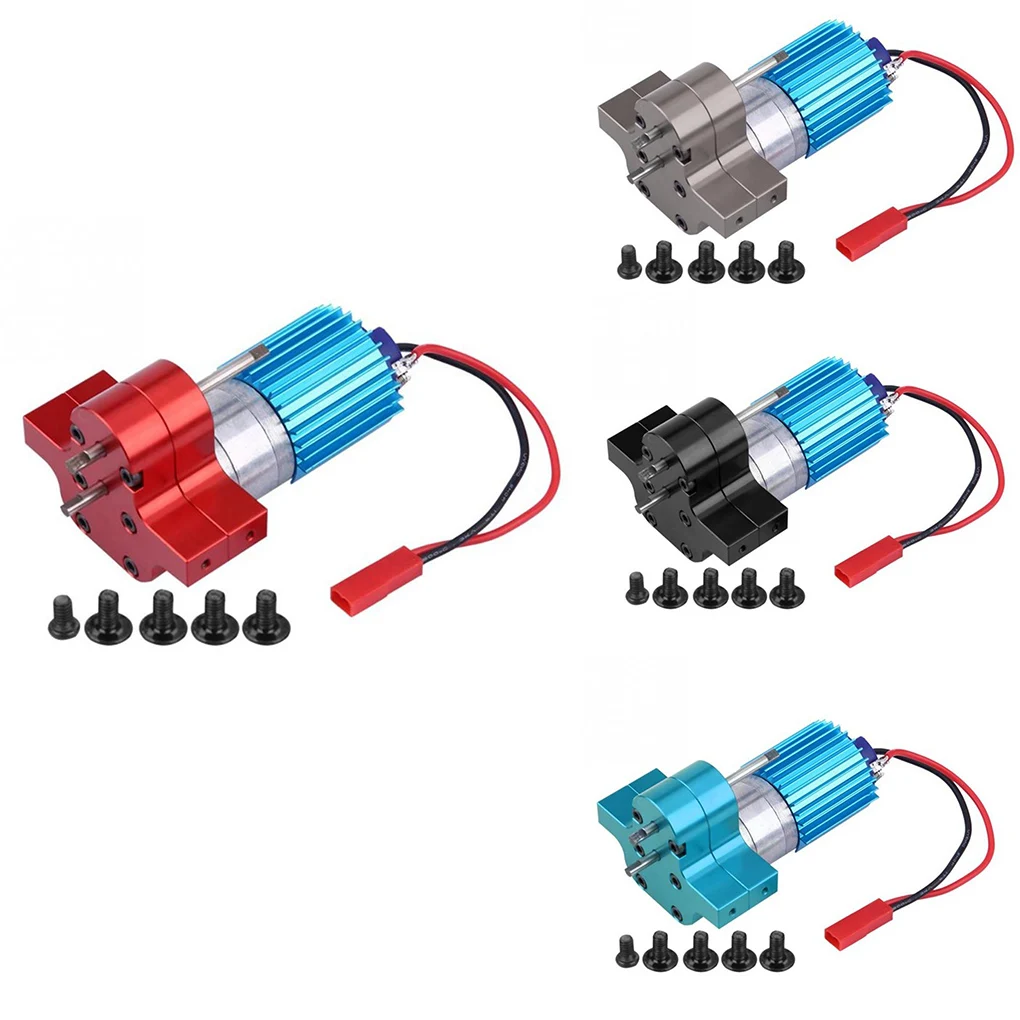 

Replacement For WPL 1633 RC Car Speed Change Gear Box Metal Gearbox 370 Brush Motor Anodizing Treatment