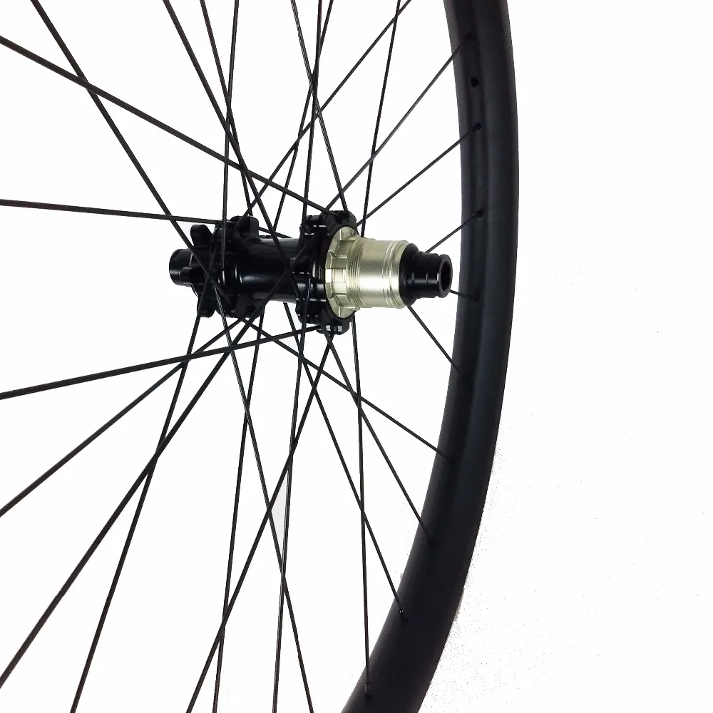 Sale light bicycle mountain bikes DH rims 40X32mm downhill Tubeless wheels with Novatec D791 26 inch bearing hubs carbon mtb wheelset 4