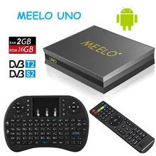 Prevalent Meelo uno 2G/16G Android 5.1.1 TV Box DVB-T2+DVB-S2 Amlogic S905 Quad Core 1080p 4K kodi DVB