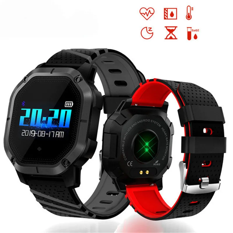 

K5 Smart Wristband Bracelet 1.0'' OLED Blood Heart Rate Monitor Push Message Waterproof IP68 Swimming Cycling Smartwatch