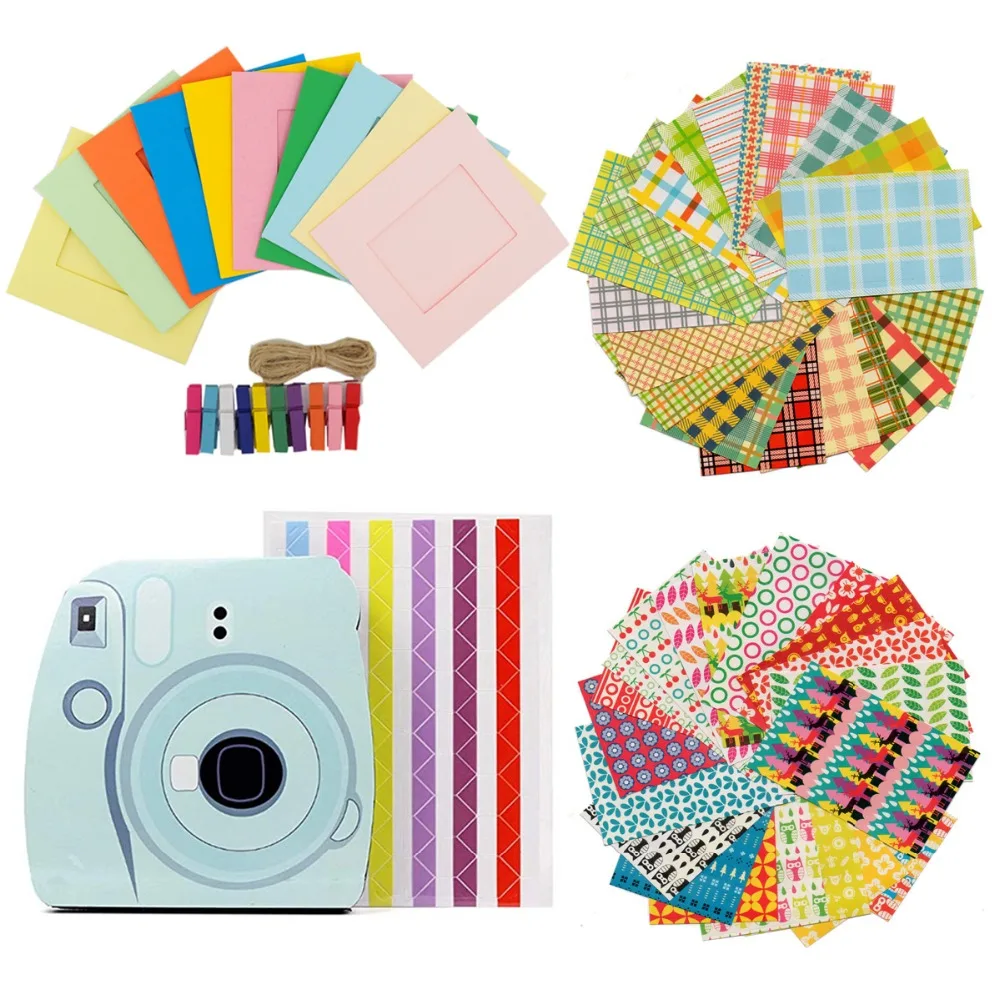 6 в 1 комплект аксессуаров совместим с Fujifilm Instax Mini Liplay Link 7s 8 + 9 25 26 50s 70 90 SP1 SP2