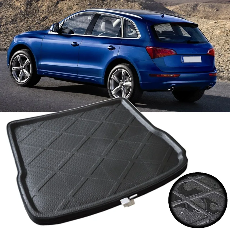 Autoleader Black Car Rear Trunk Boot Cargo Mat Liner Tray Waterproof