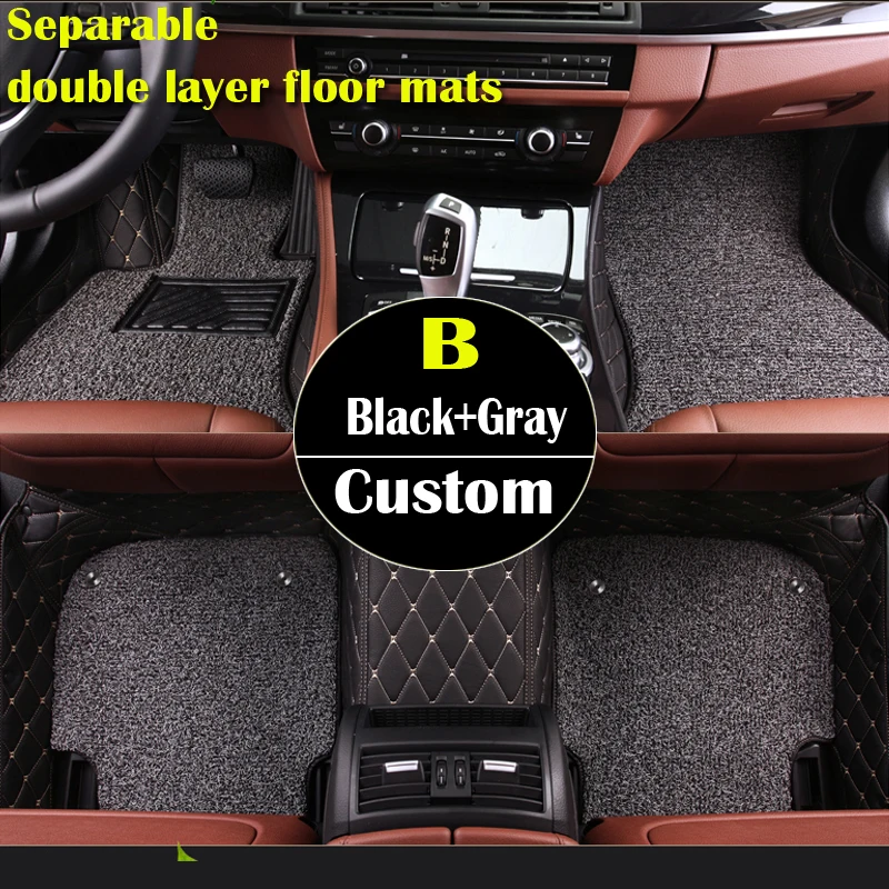Индивидуальные двухслойные коврики для Volvo C30 S40 S60L S80L V40 V60 XC60 XC90 3D автомобильный